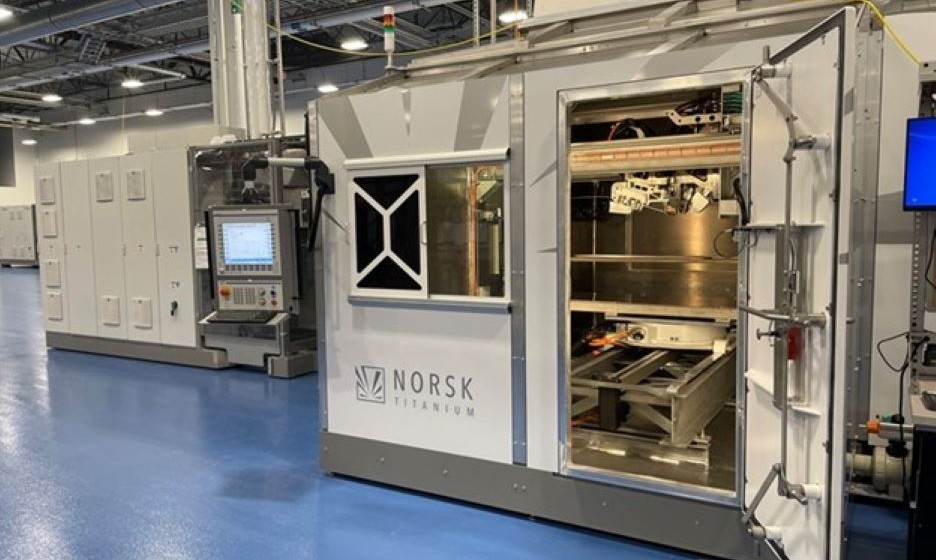 Компания Norsk Titanium использует технологию быстрого плазменного осаждения (RPD) для наращивания производства

