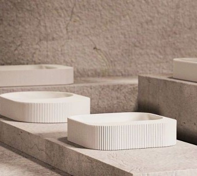 SANDHELDEN представила коллекцию дизайнерских 3D-печатных раковин для ванной SIMBIOSIS