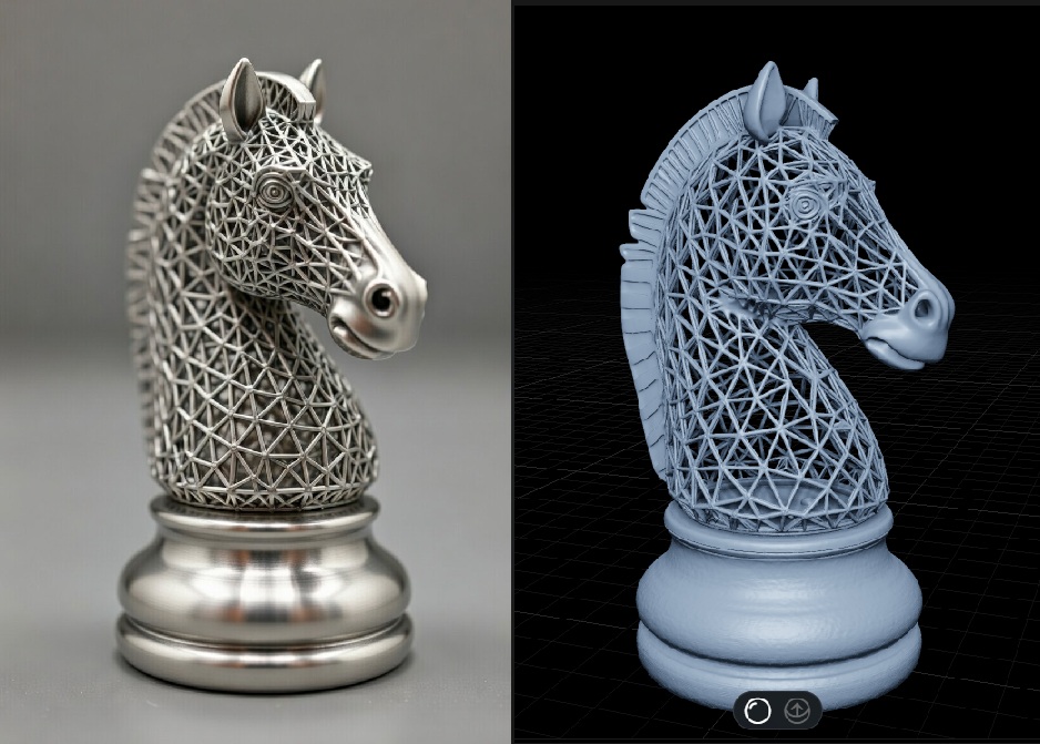 генерация 3D-моделей ИИ