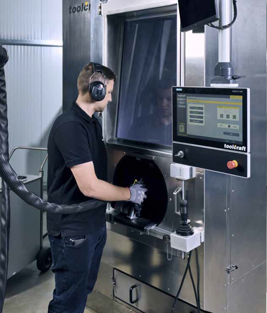 удаление поддержек сухим льдом