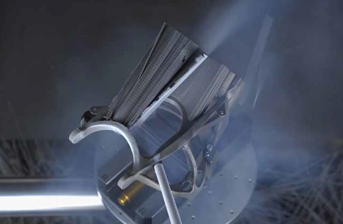 удаление поддержек сухим льдом