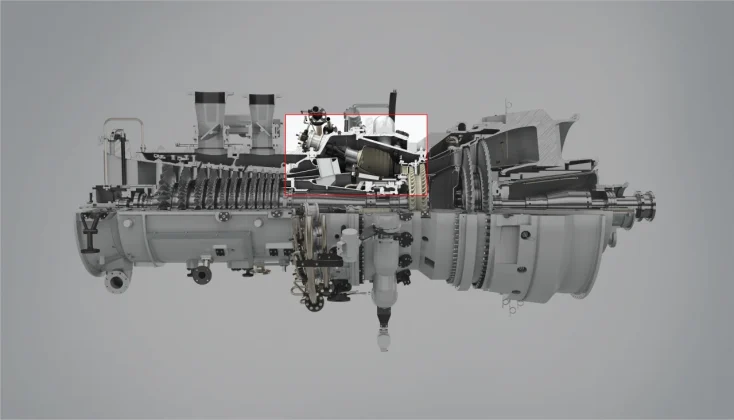 Наконечник горелки газовой турбины Siemens SGT-700