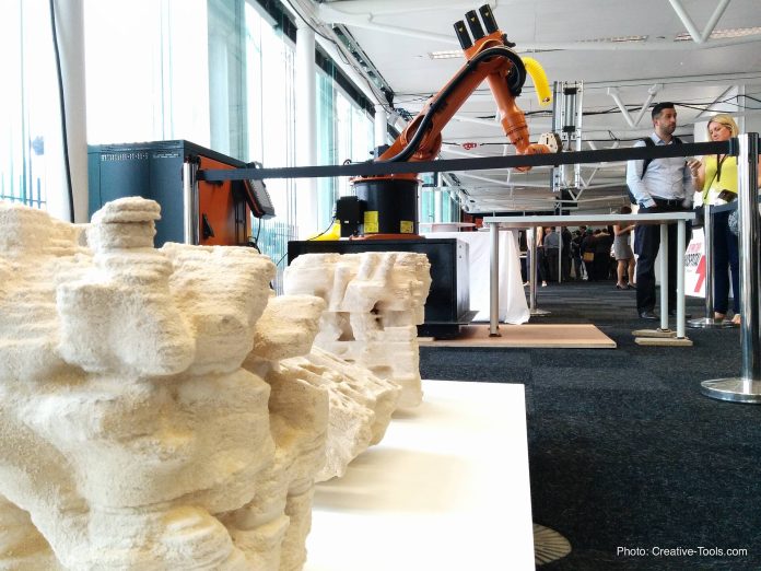 Роботизированная система промышленной 3D-печати на производстве